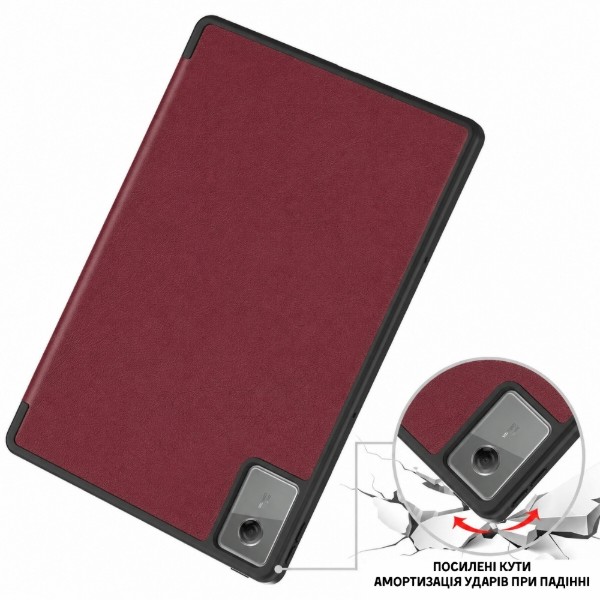 Фото - Чохол для планшета BeCover Flexible TPU Mate з кріпленням for Lenovo Idea Tab/K11 (2nd Gen) TB336/Xiaoxin Pad (2025) 11" Red Wine (715635)